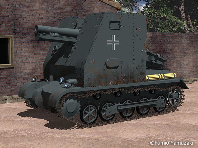 15cm sIG33 (Sf) auf Panzerkampfwagen I Ausf B